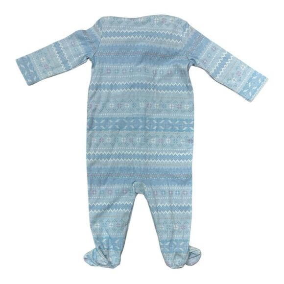 Ralph Lauren Baby Blue Pajama Onesie - Picture 3 of 6
